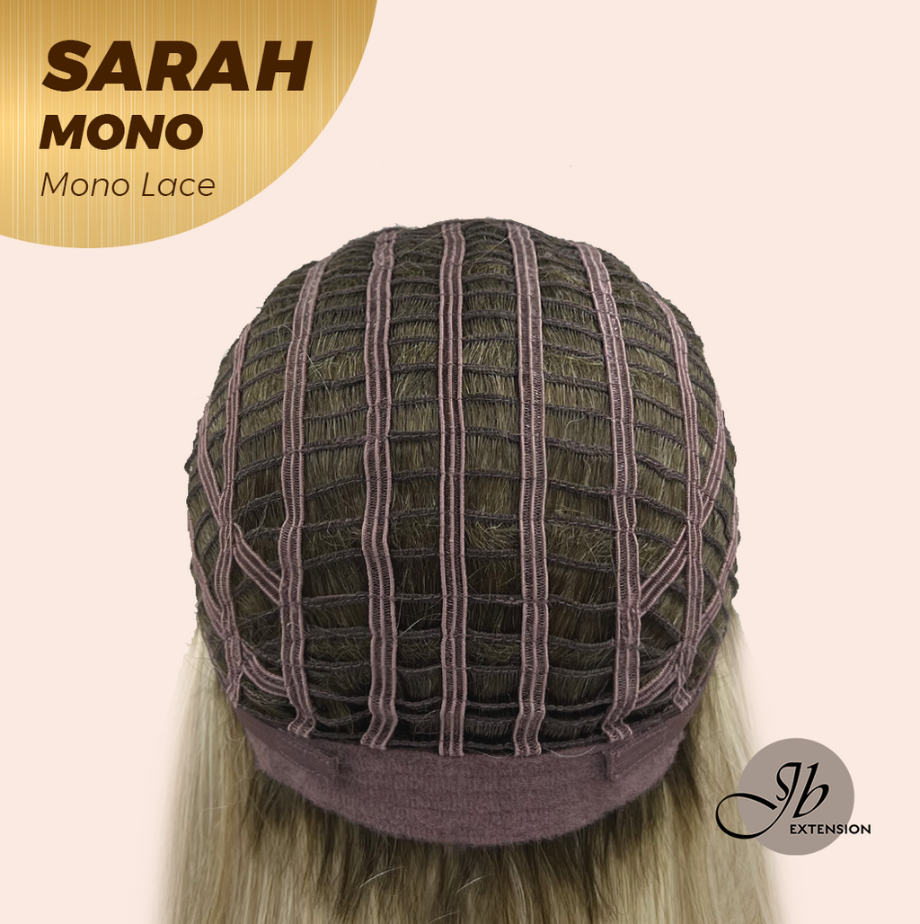 [PRE-ORDER] JBEXTENSION SARAH MONO Full Monofilament Wig 22 Inches Blonde Color Full Mono Lace Glueless With Anti-slip Silicone Strips Wig SARAH MONO【BENDY EAR TABS】