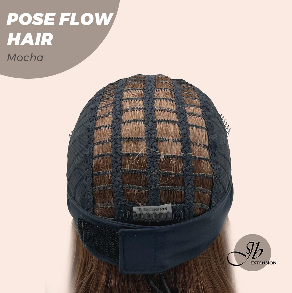 JBEXTENSION 18 Inches Mocha Headband Wig POSE FLOW HAIR - MOCHA