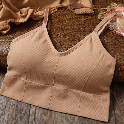 Women's Seamless Bralette with Removable Pads