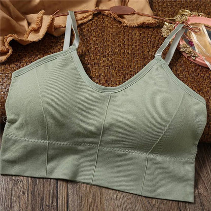 Women's Seamless Bralette with Removable Pads