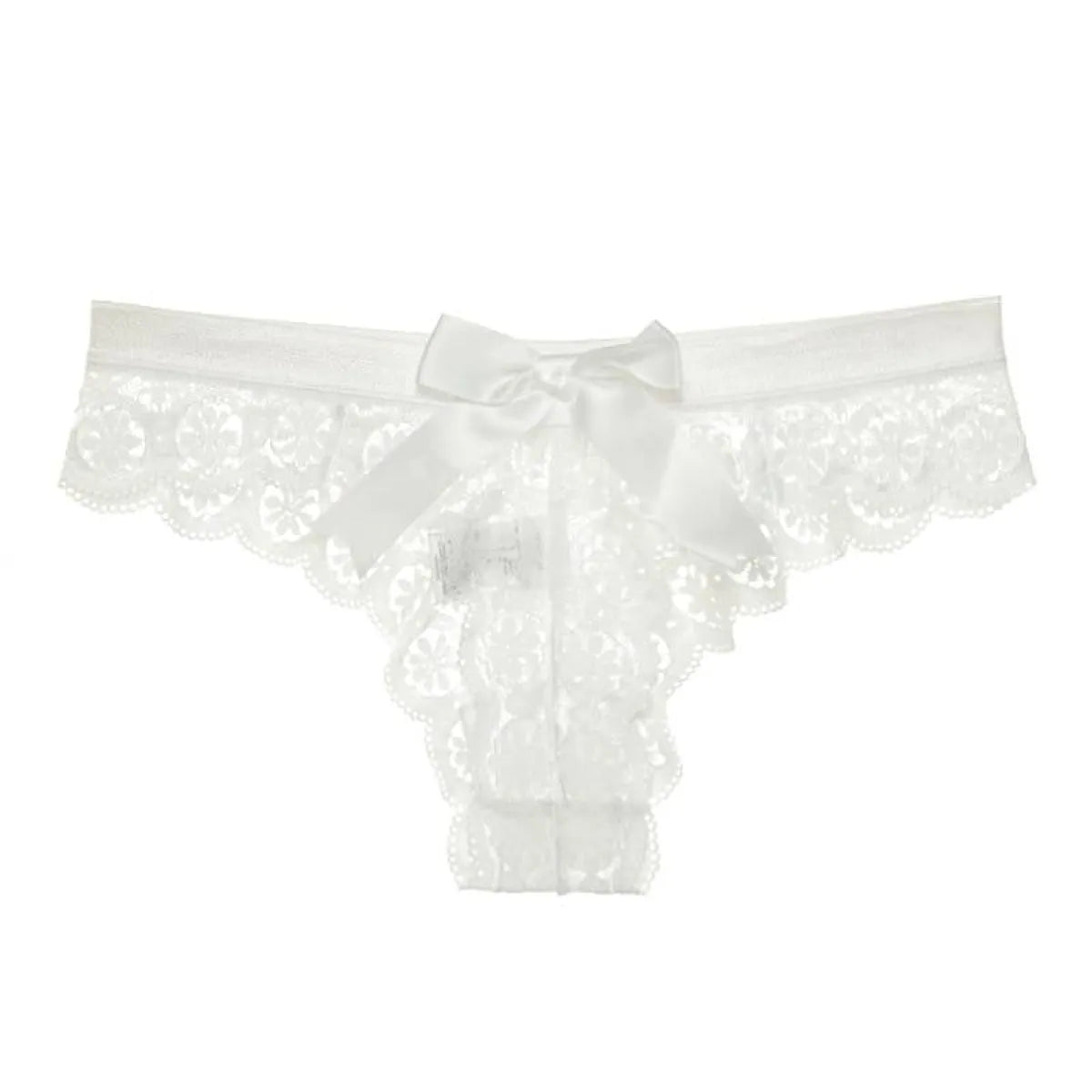 Women's Solid Laced Thong