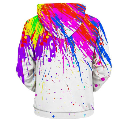 3D Spray Paint Printed Hoodie
