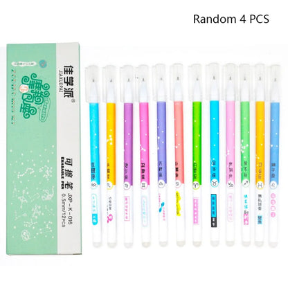 4Pcs Unicorn Erasable Gel Pen