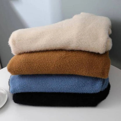 V-Neck Sweater Dress