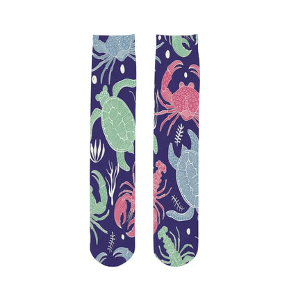 Velvet Long Socks for Women - Harajuku Summer Stockings