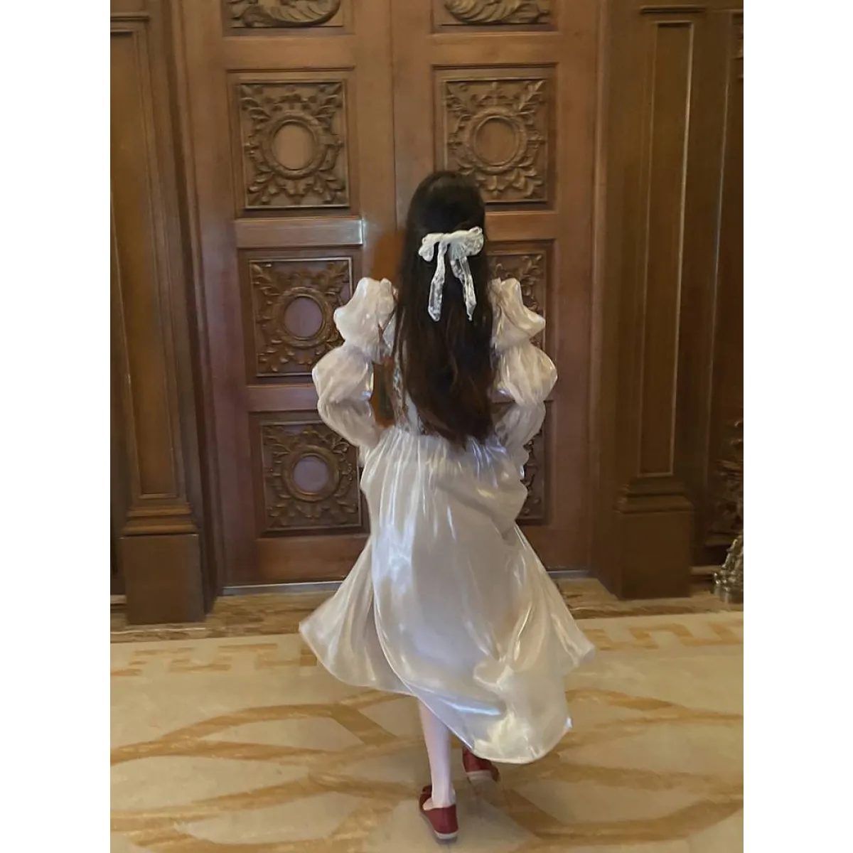 Vintage Floral Midi Dress