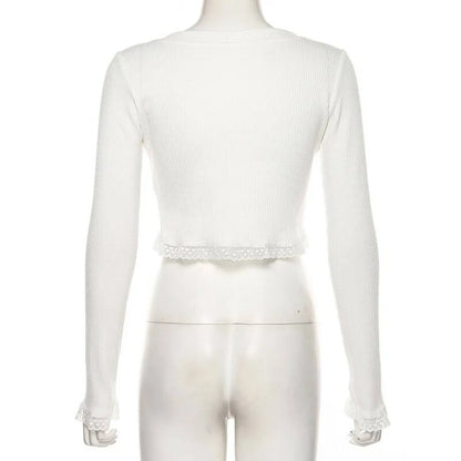 Vintage Gothic Lace Black Cardigan