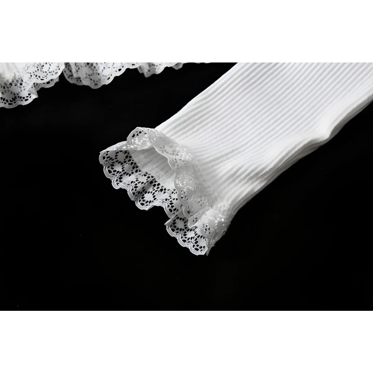 Vintage Gothic Lace Black Cardigan