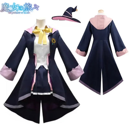 Wandering Witch Elaina Cosplay Costume – Full Set Halloween Outfit
