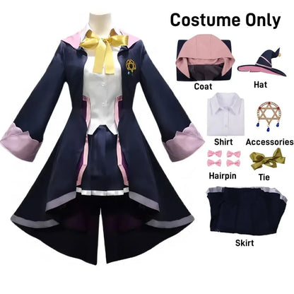 Wandering Witch Elaina Cosplay Costume – Full Set Halloween Outfit