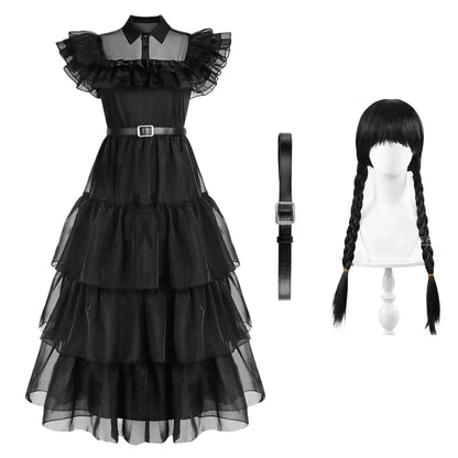 Wednesday Addams Cosplay Dress