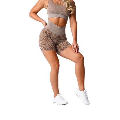 Wild Thing Zebra Fitness Shorts