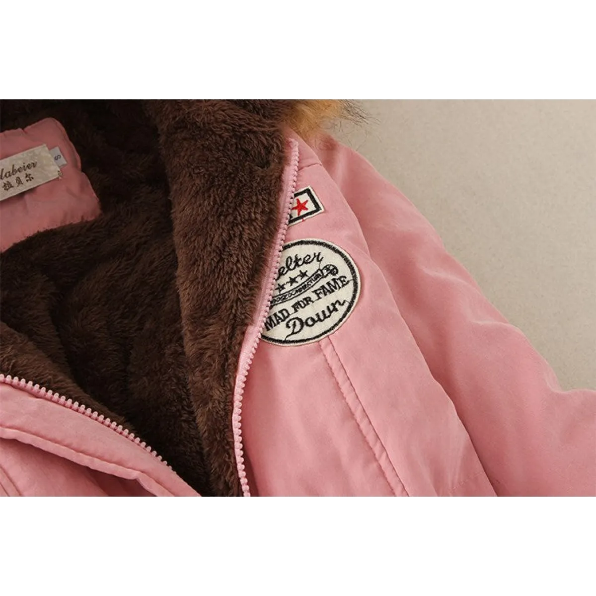 Women's Winter Cotton Jacket - Hooded Slim Fit Warm Parka