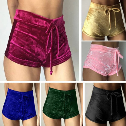 Women's Dolphin Velvet Shorts