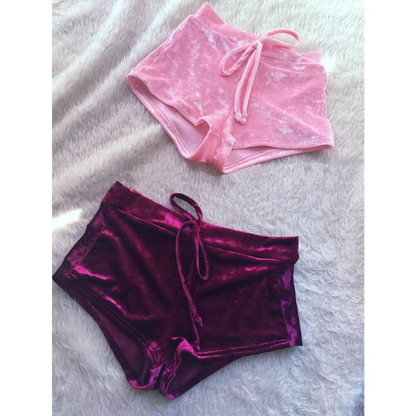 Women's Dolphin Velvet Shorts