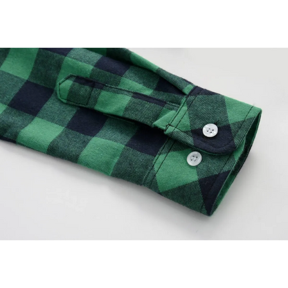 Casual Plaid Button Down