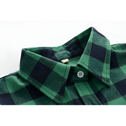 Casual Plaid Button Down