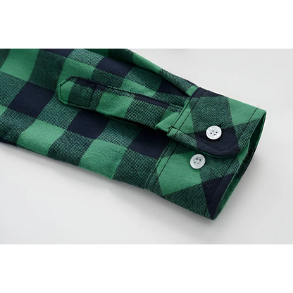 Casual Plaid Button Down