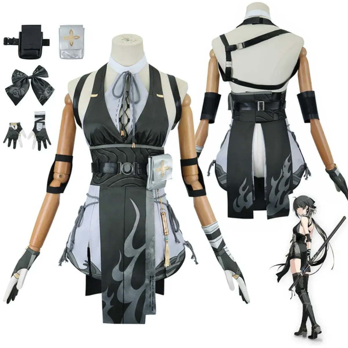 Wuthering Waves Rover Cosplay Costume – Full Set with Wig & Accessories