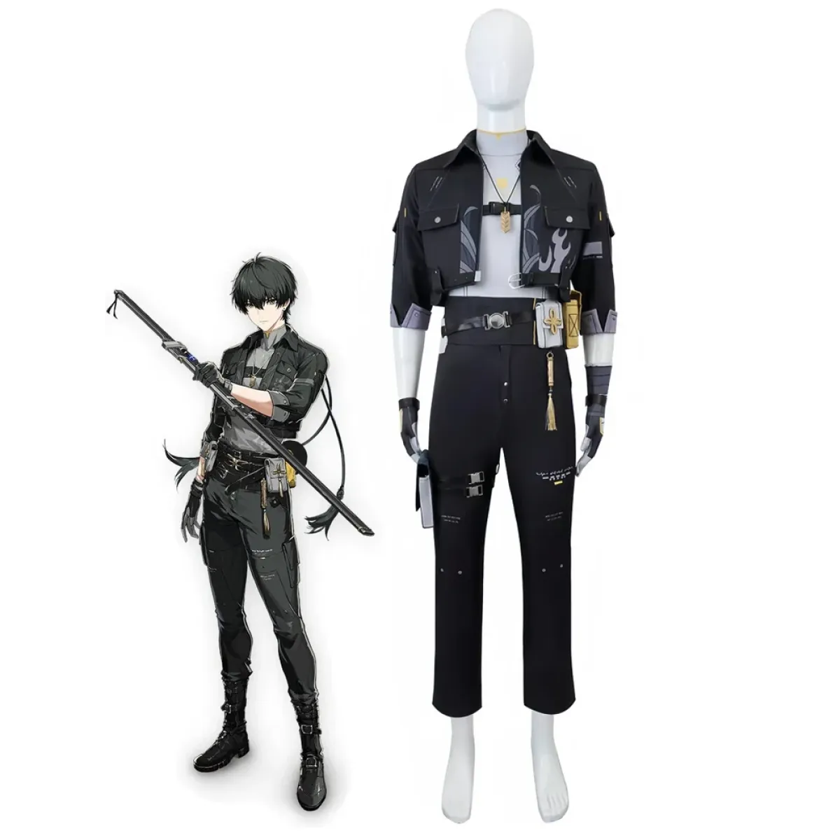 Wuthering Waves Rover Male Cosplay Costume – Full Set with Wig