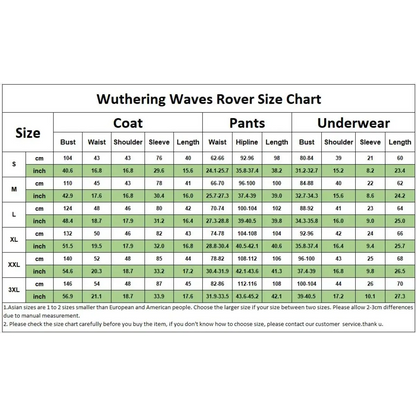 Wuthering Waves Rover Male Cosplay Costume – Full Set with Wig