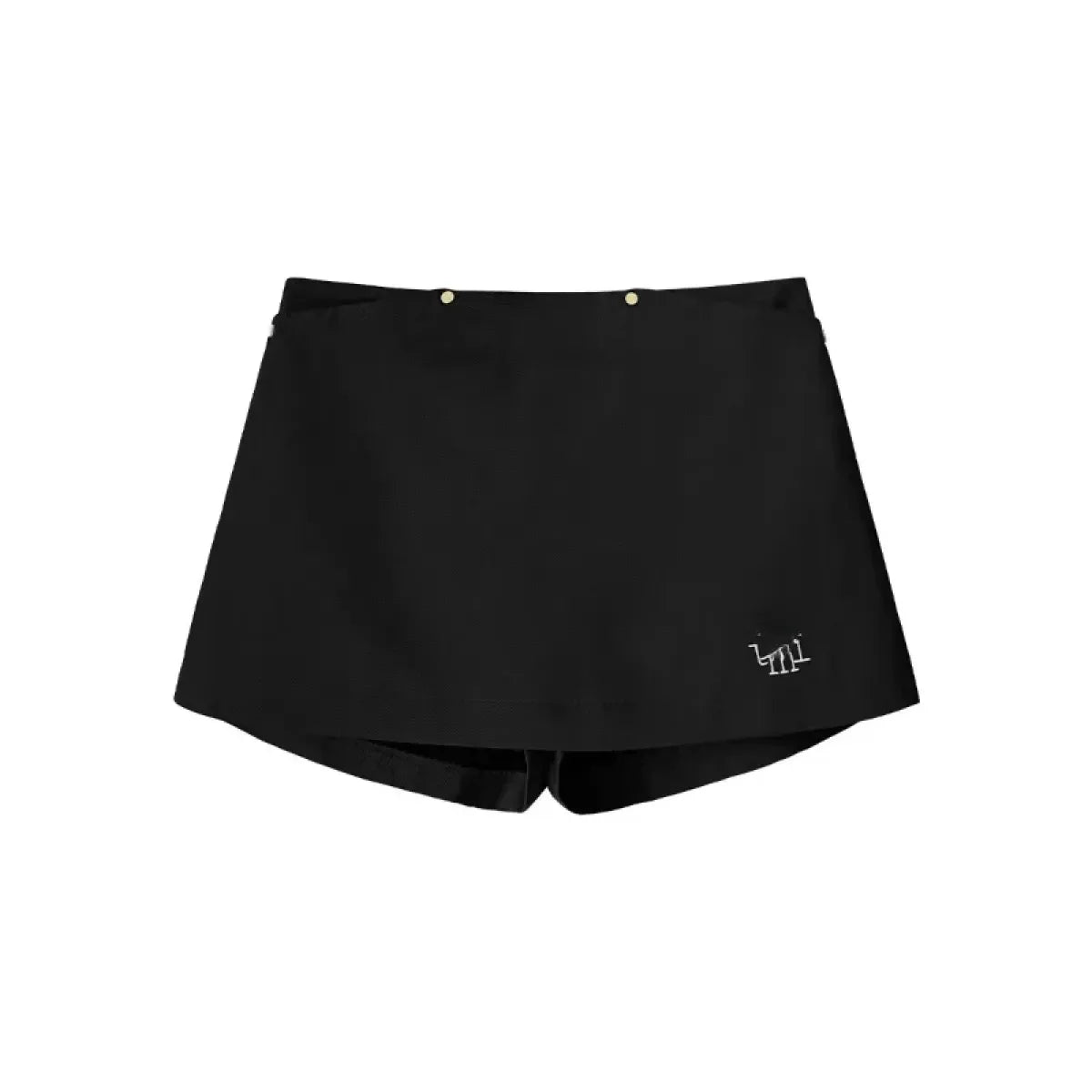 Y2K Bodycon Mini Skirt – Embroidered Detail