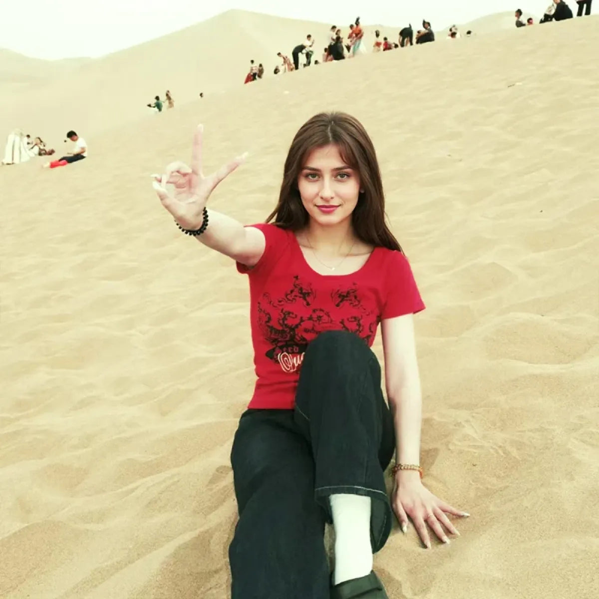 Y2K Graphic Tee – Vintage Retro Slim Fit Short Sleeve