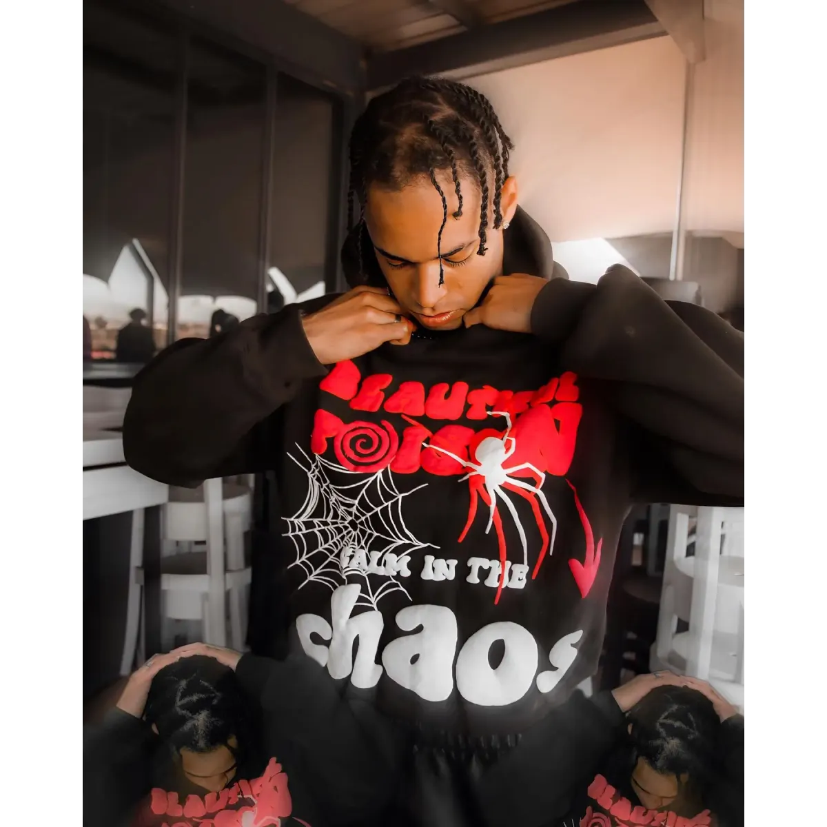 Y2K Harajuku Letter Print Hoodie Set: Hip Hop Streetwear