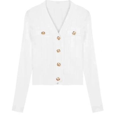 Y2K Kawaii Knitted Two-Piece Set – Elegant Mini Skirt Suit