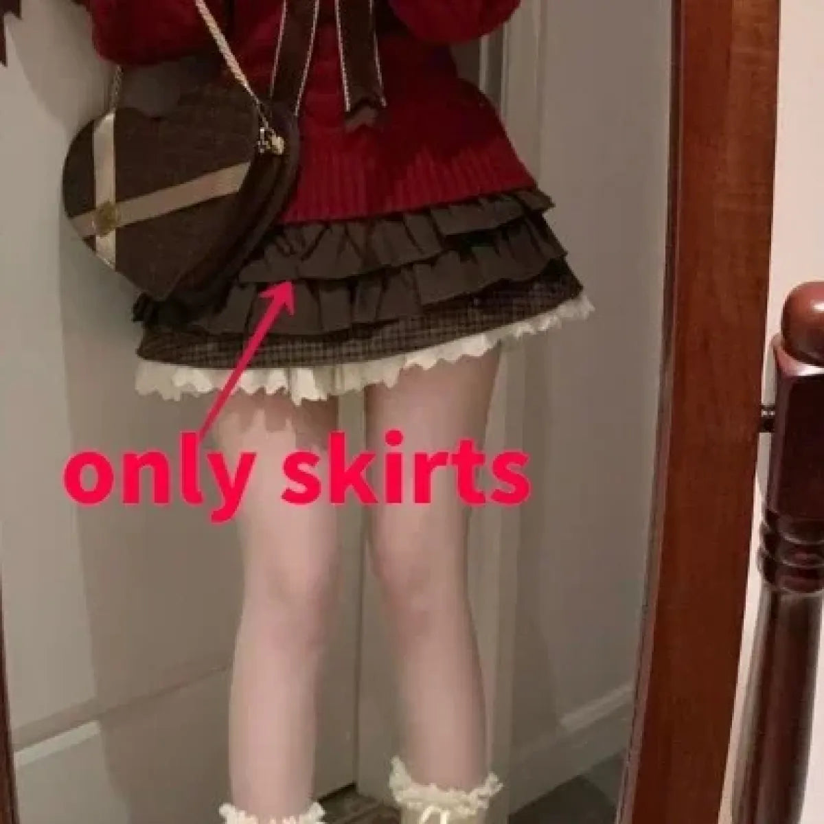 Y2K Off Shoulder Bow Sweater & Ruched Skirt Set – Autumn Knit