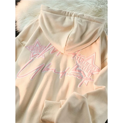 Y2K Vintage Zip-Up Hoodie