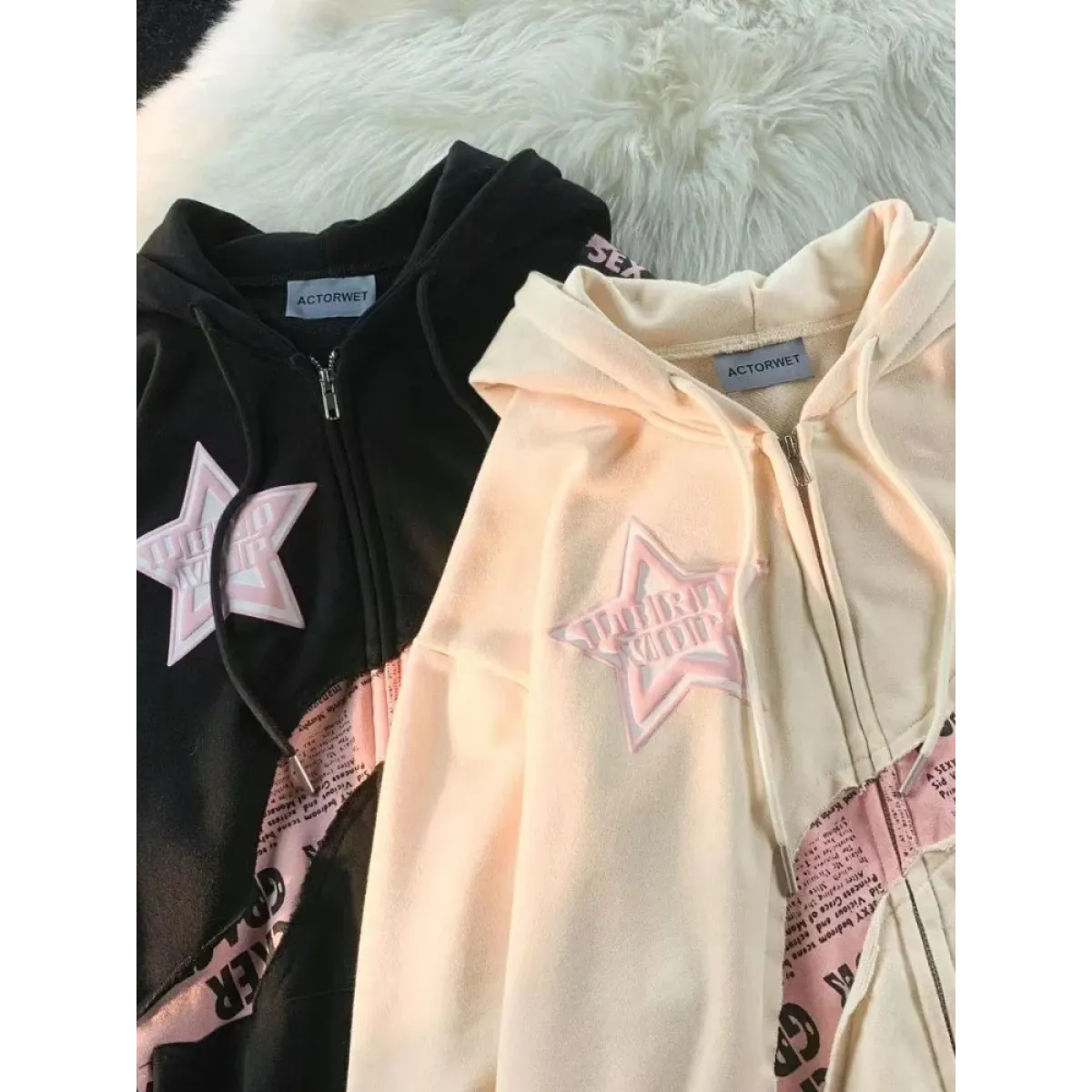 Y2K Vintage Zip-Up Hoodie